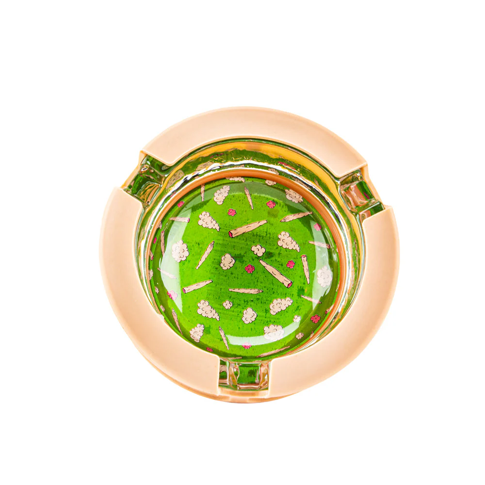 Silicone & Glass Ashtray - Image 4