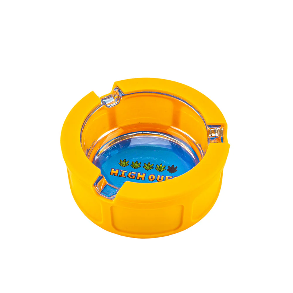 Silicone & Glass Ashtray - Image 5
