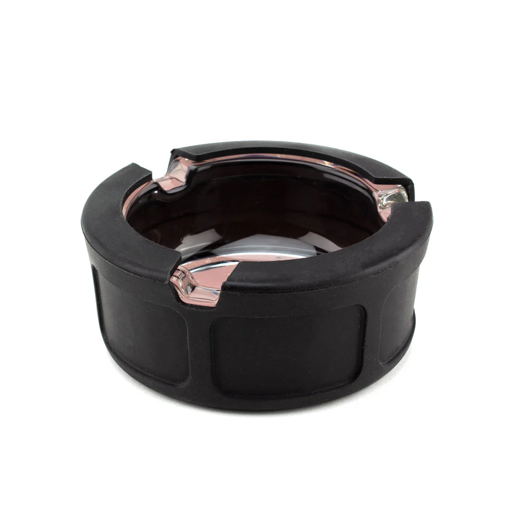 Silicone & Glass Ashtray - Image 7